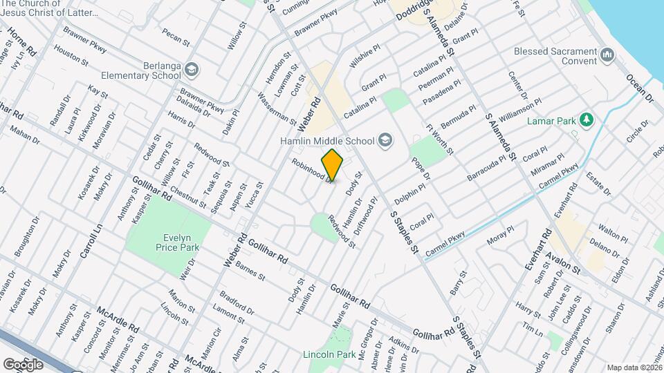 4115 Robinhood Dr Mapa y Detalles de la Ubicación
