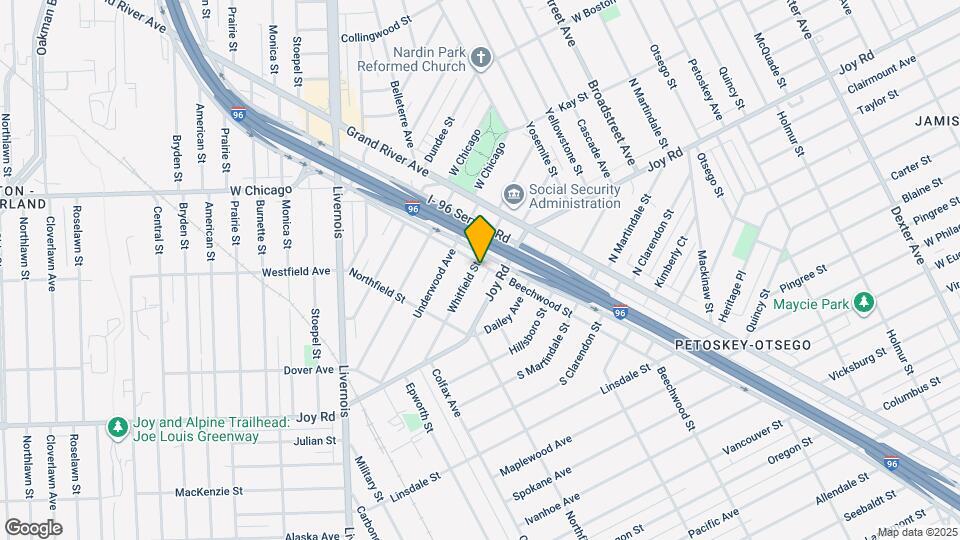 5005 Whitfield St Map and Location Details
