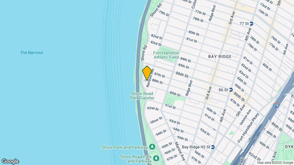 8801 Shore Rd Mapa y Detalles de la Ubicación