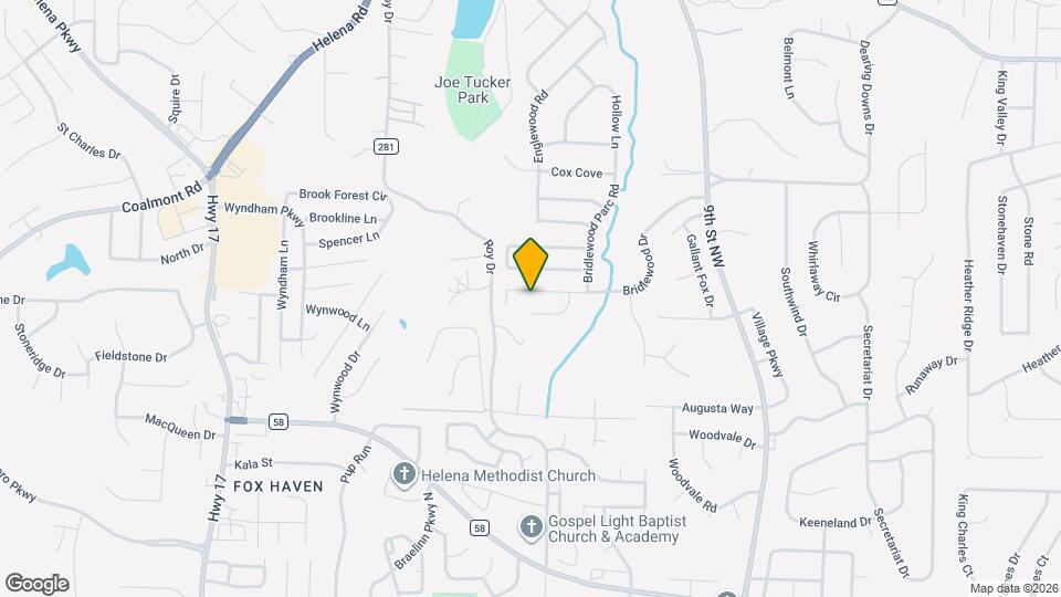 2583 Bridlewood Dr Map and Location Details