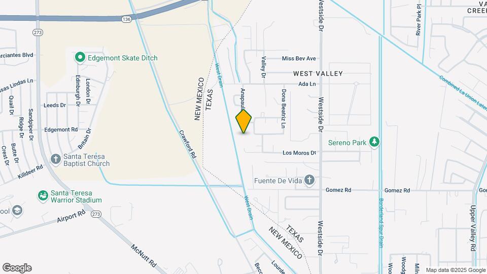 5900 Anapaula Dr Map and Location Details