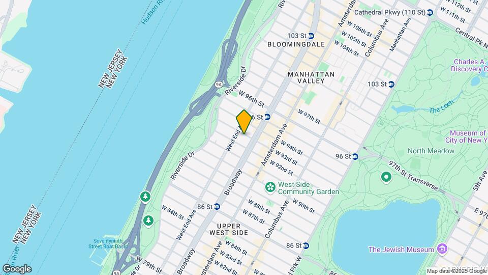 256 W 93rd St Mapa y Detalles de la Ubicación
