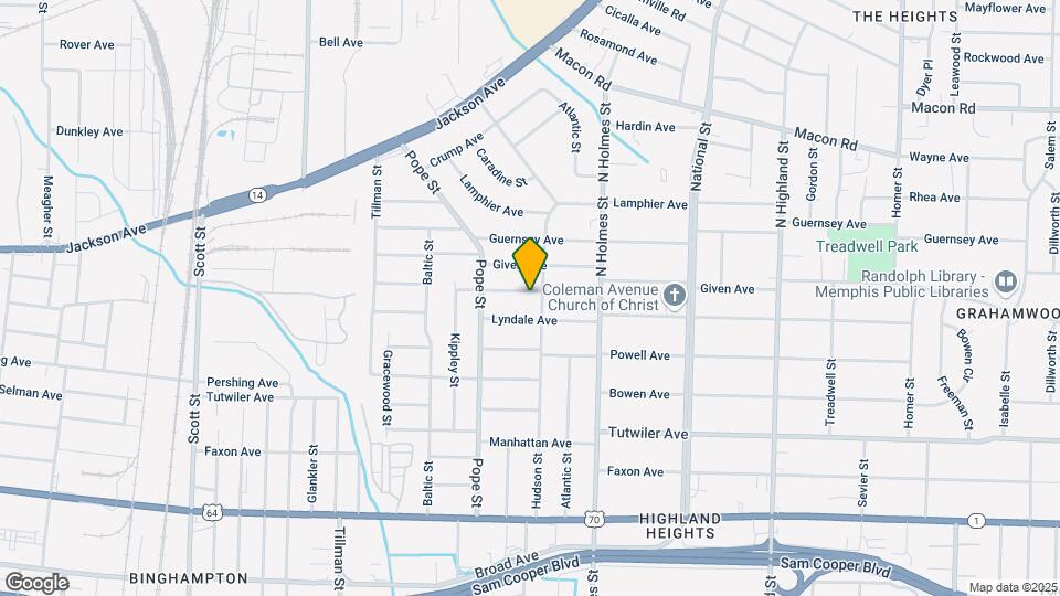 3205 Coleman Ave Map and Location Details