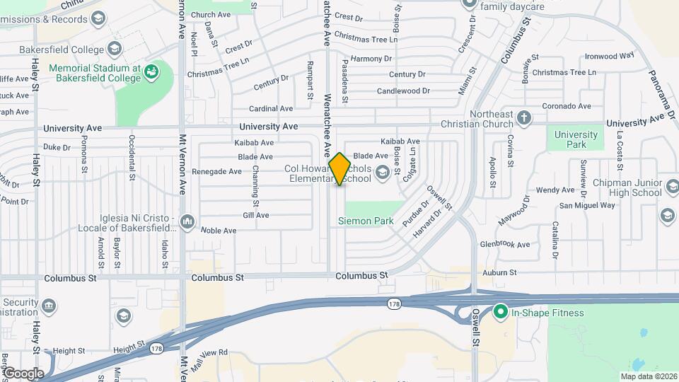 3112 Pasadena St Map and Location Details