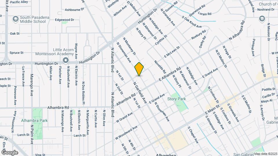 707 N Stoneman Ave Mapa y Detalles de la Ubicación