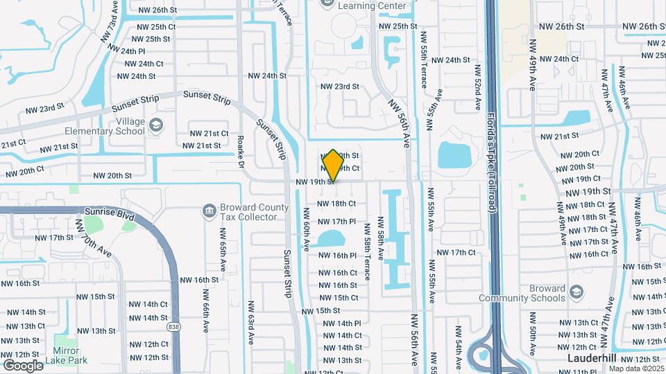 5942 NW 19th St Map and Location Details