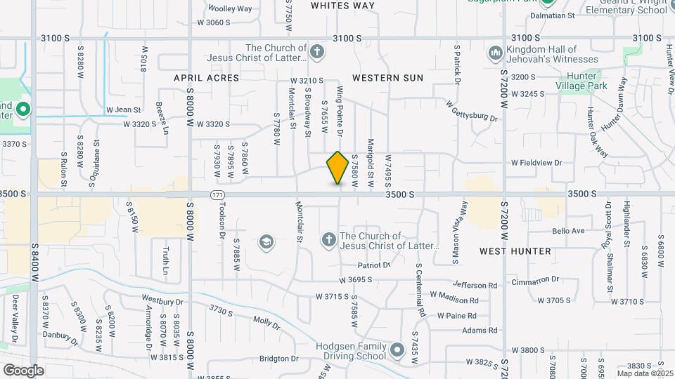 3490 S 7615 W Map and Location Details