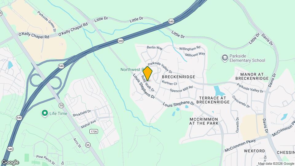 317 Ruby Walk Dr Map and Location Details