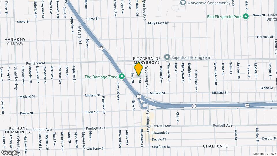 15797 Washburn St Map and Location Details