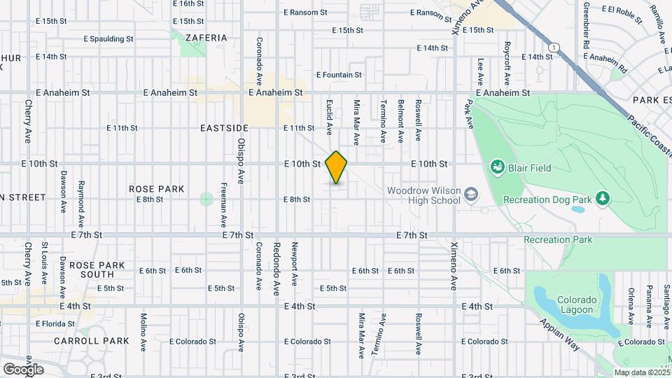 826 Euclid Ave Map and Location Details