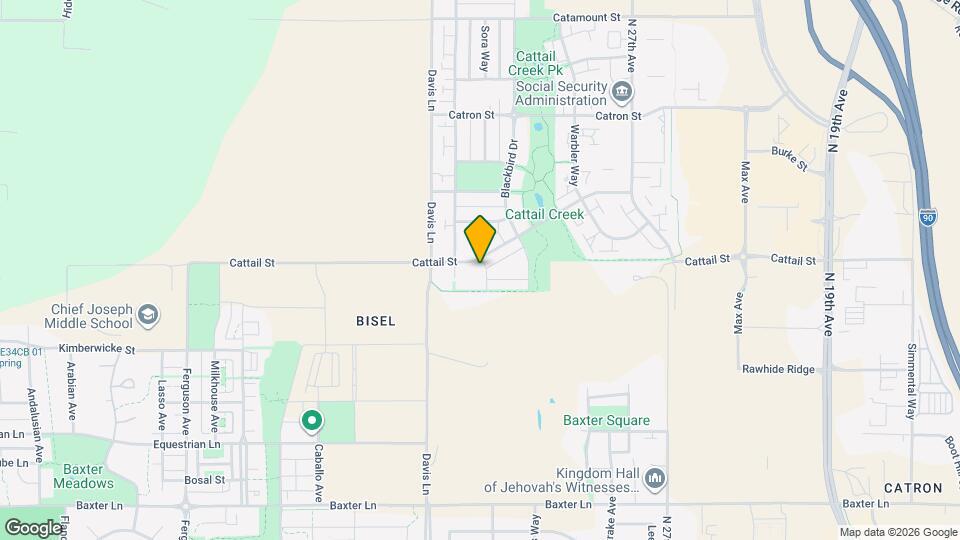 2661 Park Creek Ave Map and Location Details