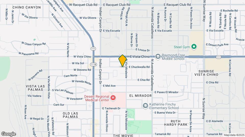 511 E Chuckwalla Rd Map and Location Details