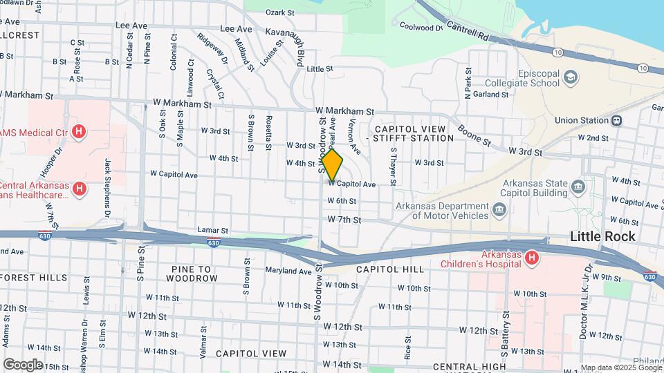 2815 W Capitol Ave Map and Location Details