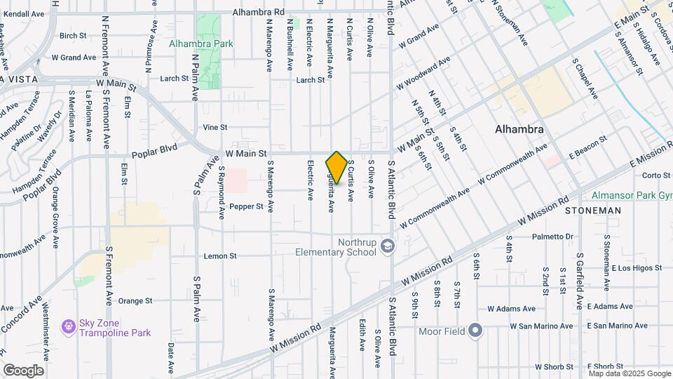 114 S Marguerita Ave Mapa y Detalles de la Ubicación