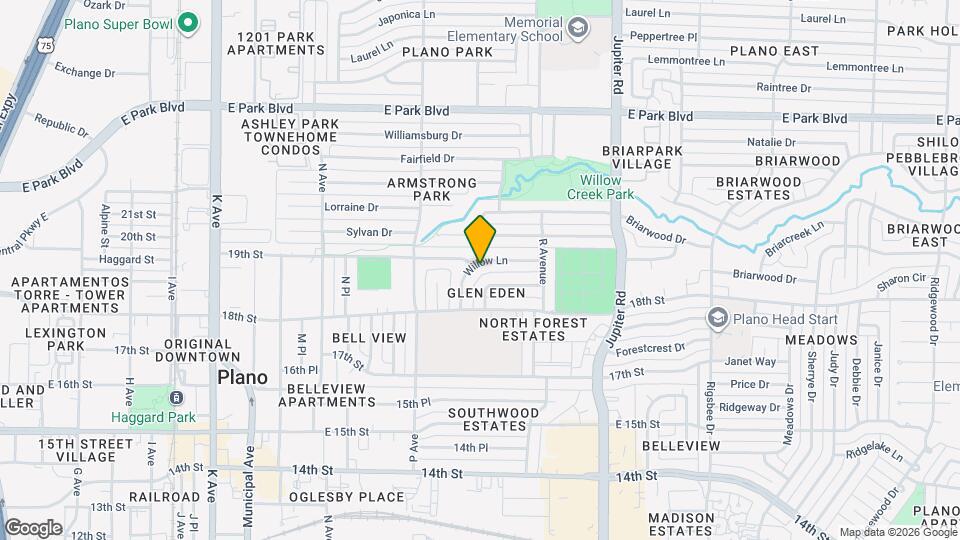 2000 Willow Ln Map and Location Details