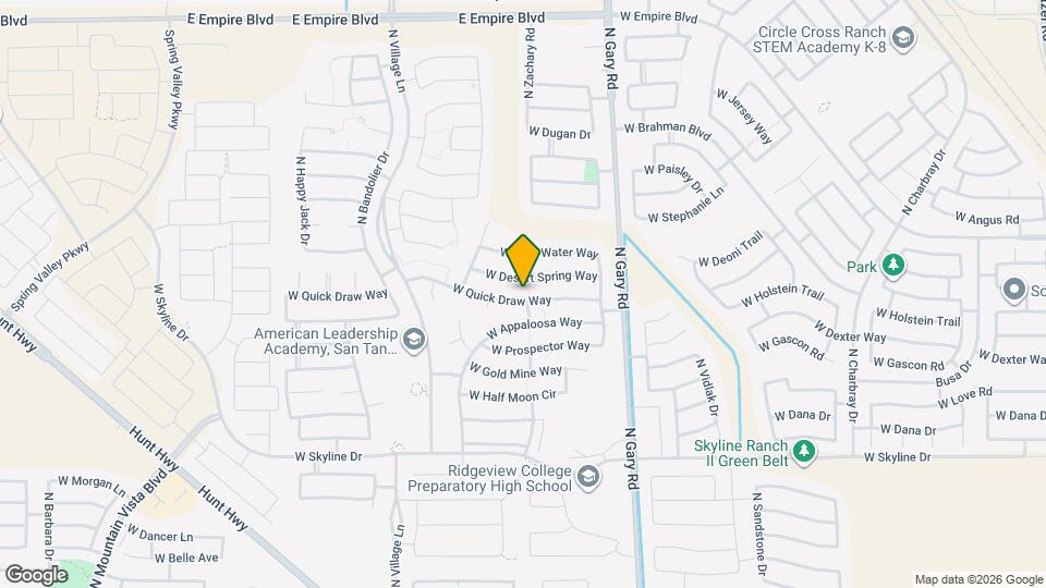 1856 W Quick Draw Way Map and Location Details