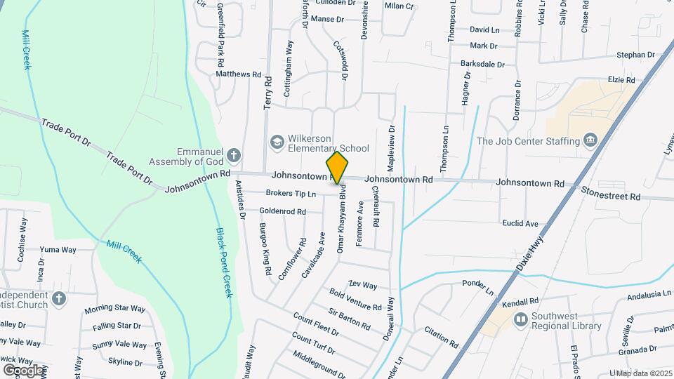 5501 Brokers Tip Ln Map and Location Details