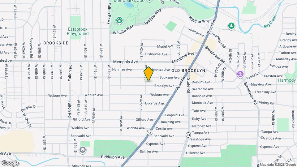 4014 Brooklyn Ave, Unit Up Map and Location Details