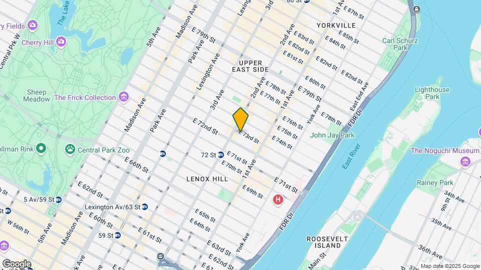 304-308 E 73rd St Mapa y Detalles de la Ubicación