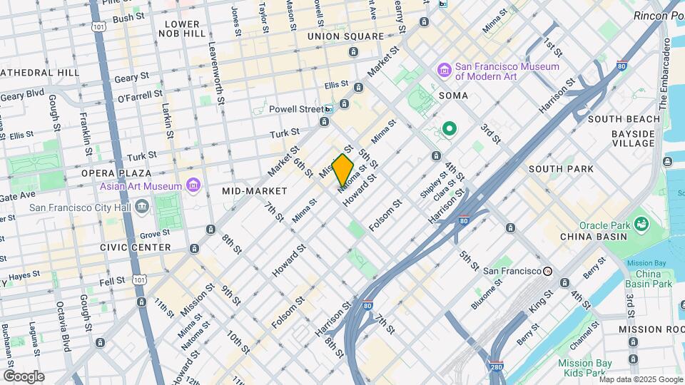 479 Natoma Street Map and Location Details
