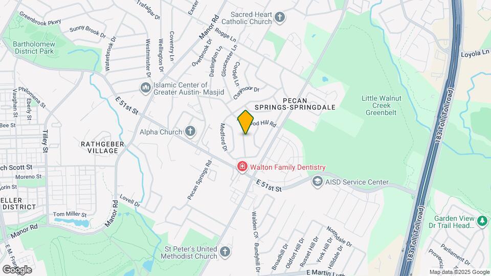 5213 Gladstone Dr Map and Location Details