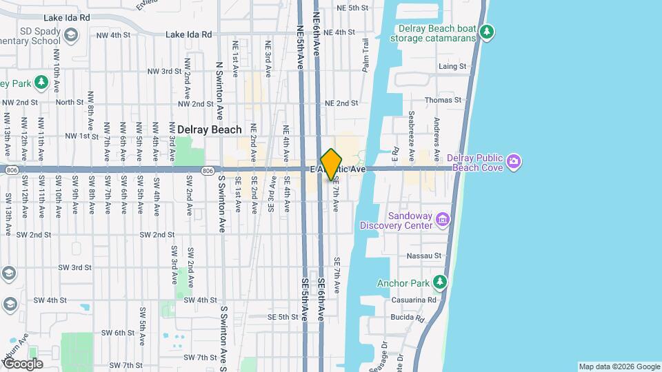 34 SE 7th Ave Map and Location Details