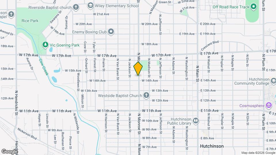 1401 N Monroe St Map and Location Details