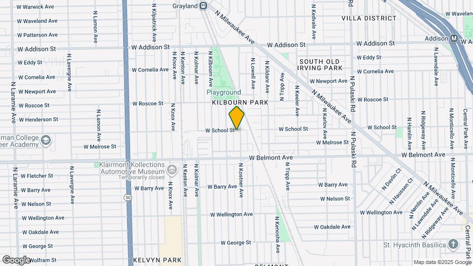 3258 N Kostner Ave Map and Location Details