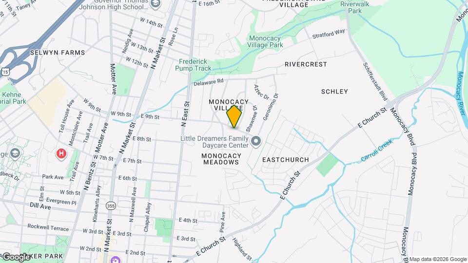 406 E 9th St Map and Location Details