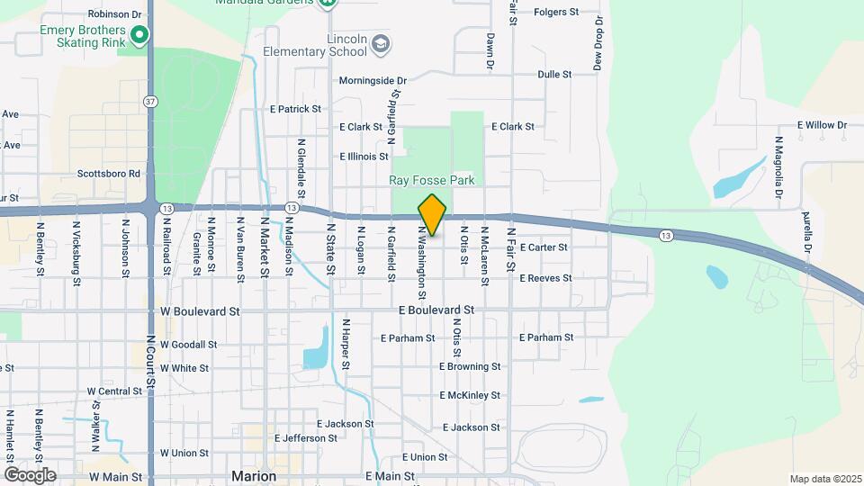 604 E Carter St Map and Location Details