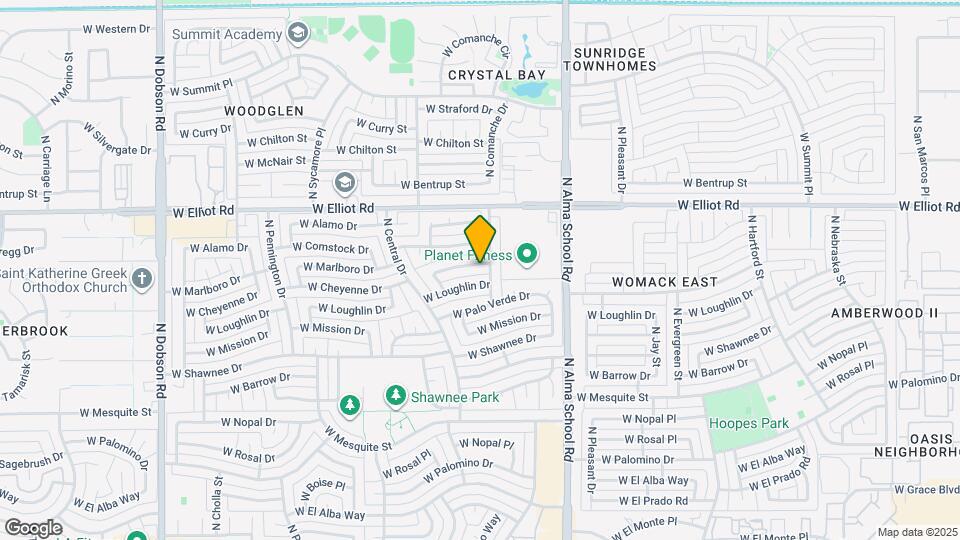 1203 W Cheyenne Dr Map and Location Details