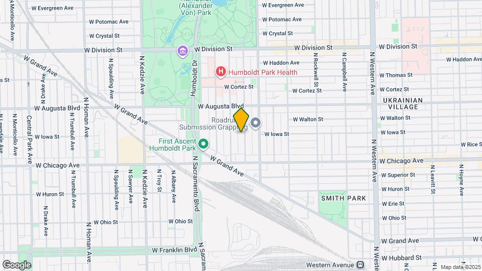 858 N Mozart St Map and Location Details