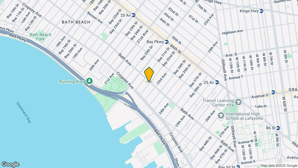 190 Bay 32nd St Map and Location Details
