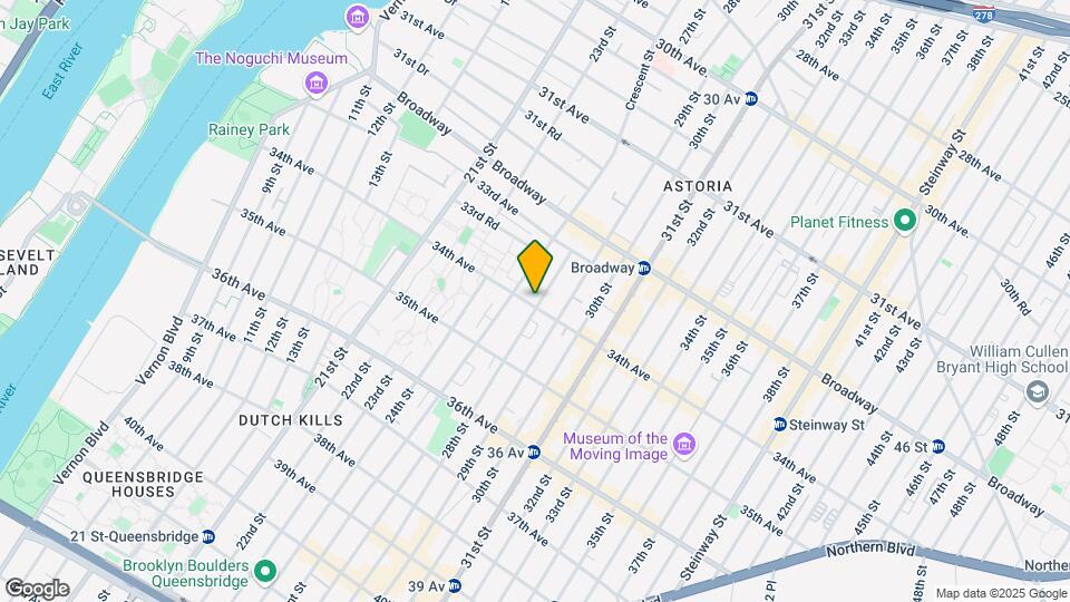 25-21 34th Ave-Unit -1 Map and Location Details