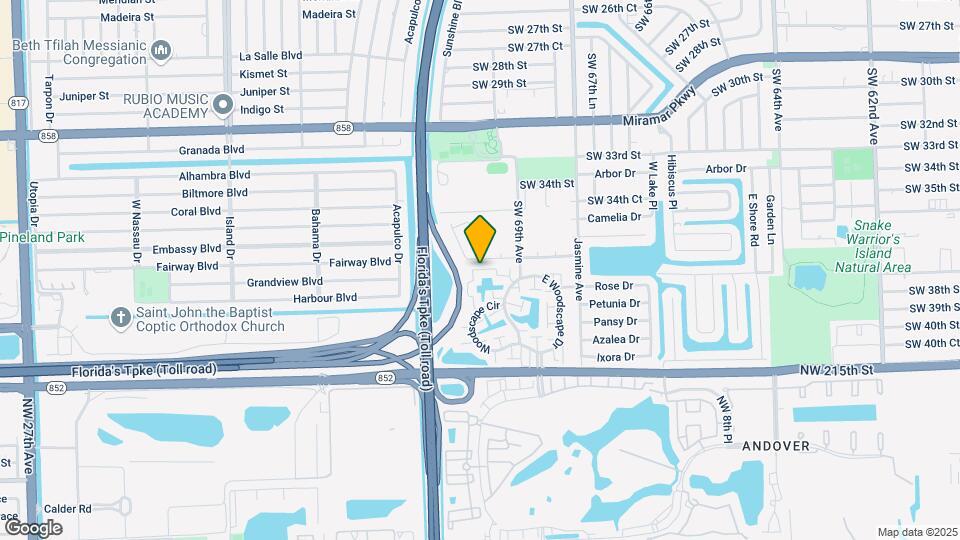 6944 SW 40th Ct Map and Location Details