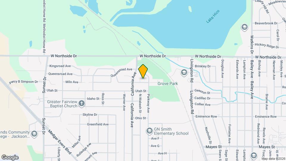 1932 Overbrook Dr Map and Location Details