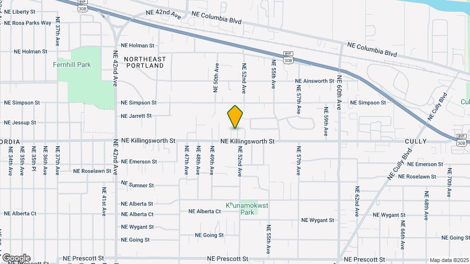 5141 NE Killingsworth St Map and Location Details