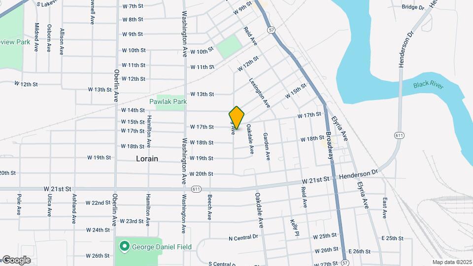 1733-1737 Long Ave Map and Location Details