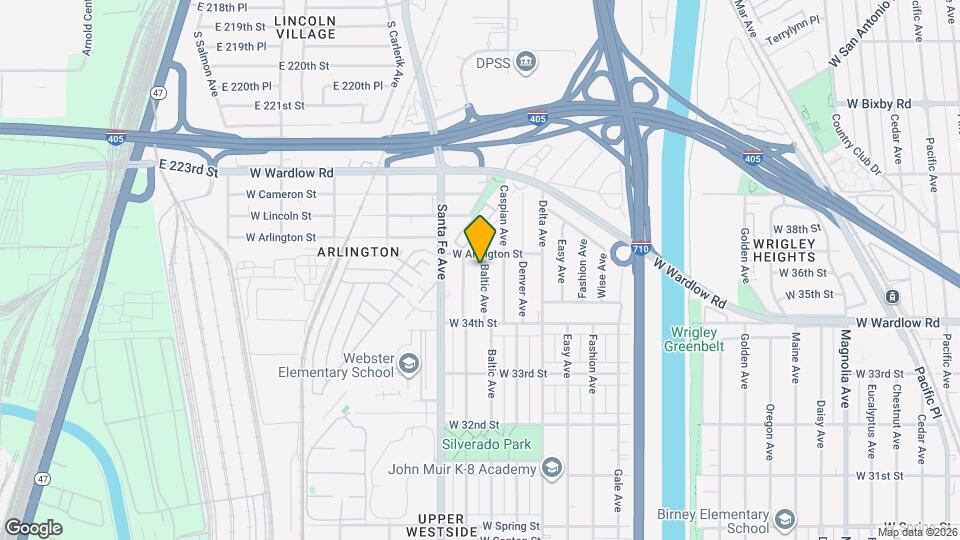 3539 Baltic Ave Map and Location Details