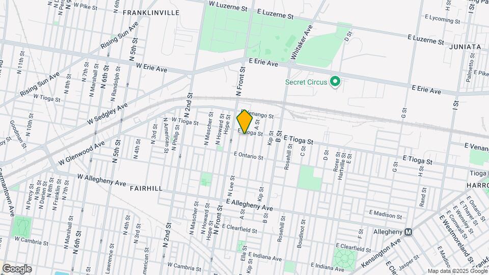 3454 N Water St Map and Location Details