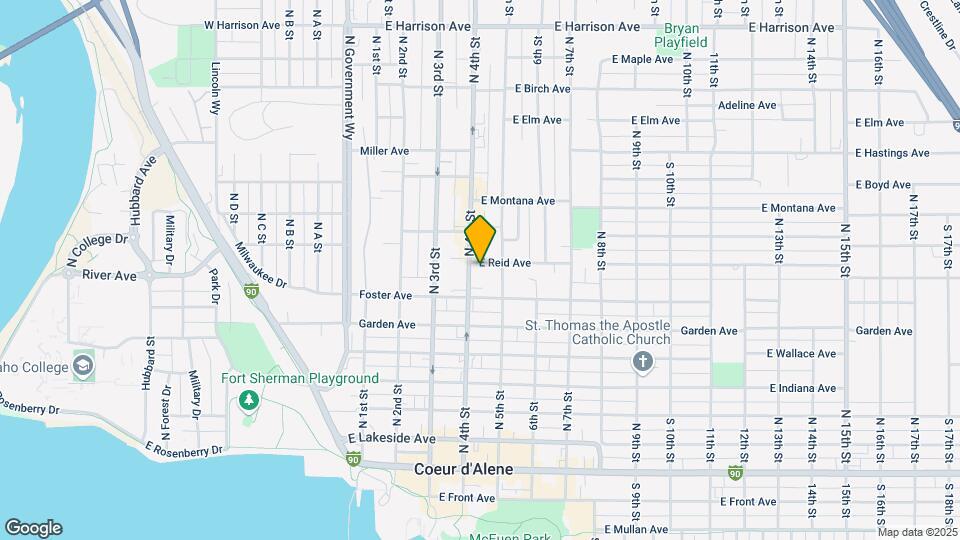 722 N 4th St Map and Location Details