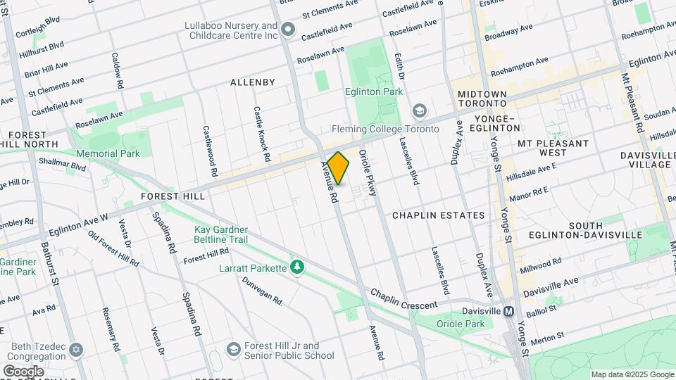 969 Avenue Rd Map and Location Details