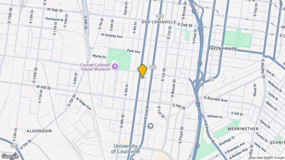 1421 S 3rd St Map and Location Details