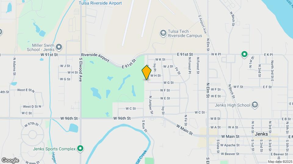 802 N Juniper St Map and Location Details