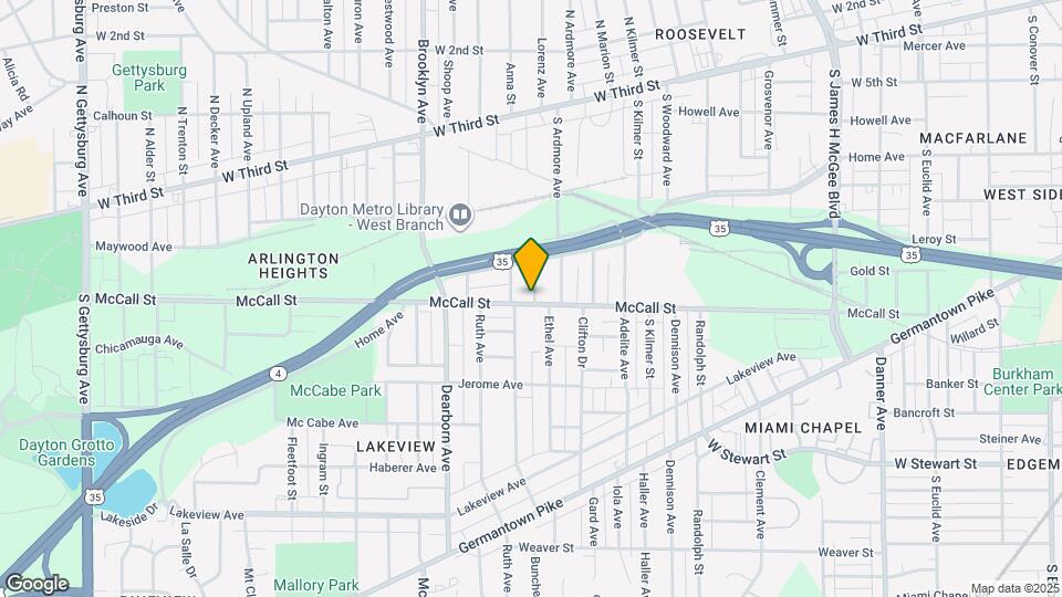 2723 McCall St Map and Location Details