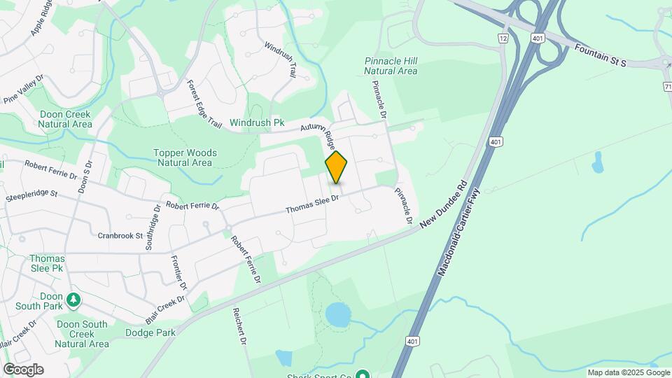 151 Autumn Ridge Trail Map and Location Details