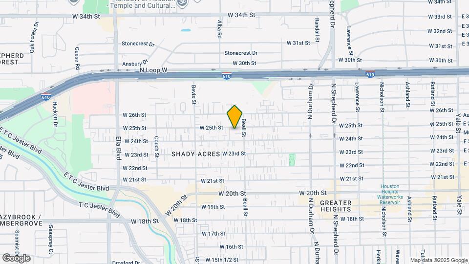 2421 Beall St Map and Location Details