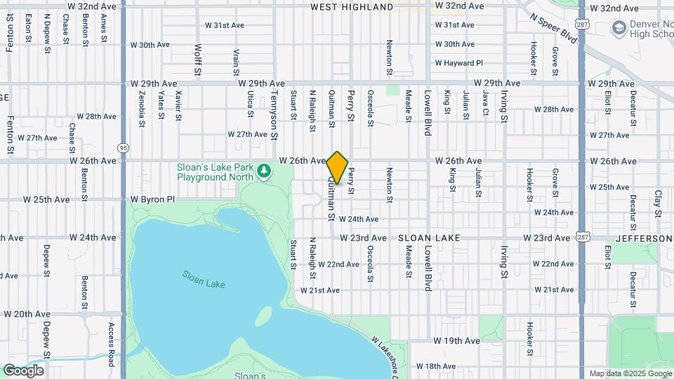 2470 Quitman St Map and Location Details
