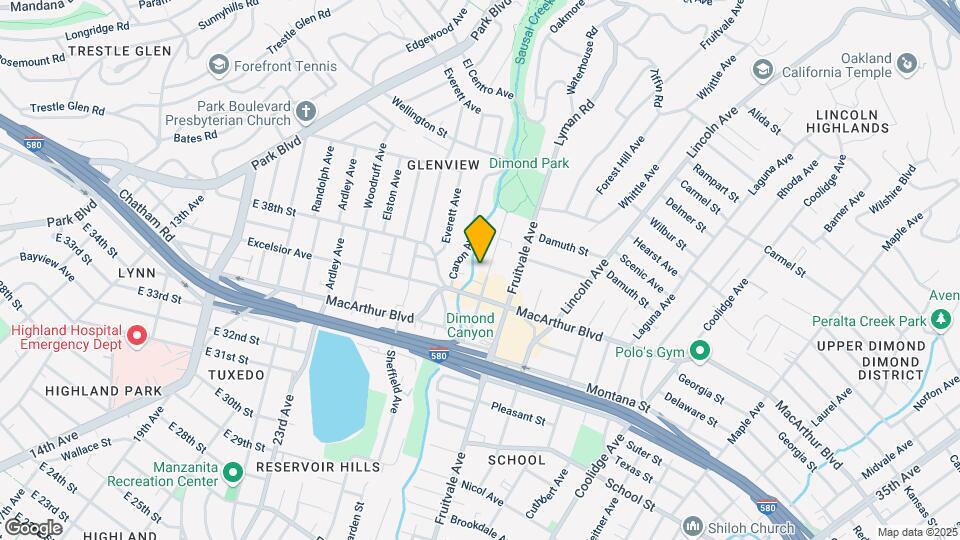 3541 Dimond Ave Map and Location Details
