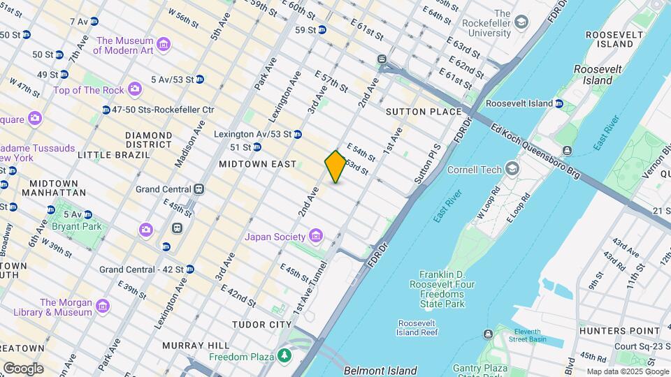 323 E 51st St Map and Location Details